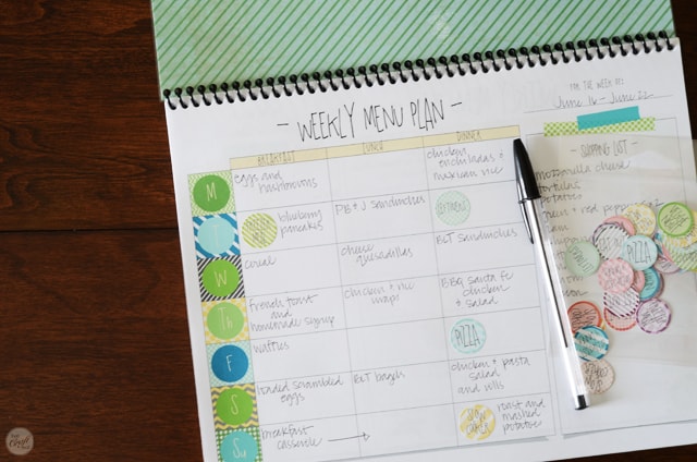 Diy food planner