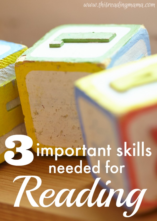 3 Important Skills Needed for Reading - 7 day series 