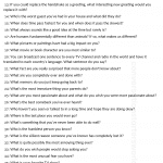 List of questions to ask a girl