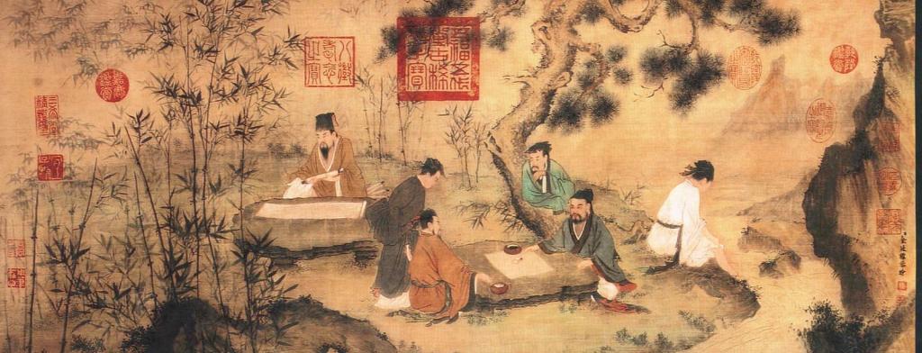 Старинная китайская гравюра