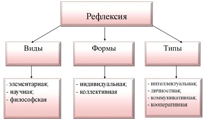 Рефлексия в психологии. Что это такое, приемы, виды: философская, педагогическая, социальная, когнитивная