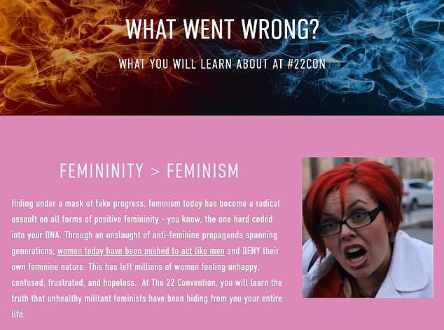 Mostly, the site rages against feminism and women who don