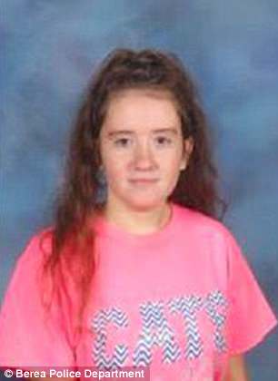 Amber Renae Wagers, 15, went missing after leaving school with a stranger on Wednesday morning in Berea, Kentucky