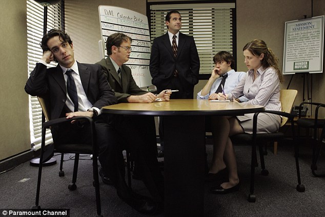 Those who rated their negotiating partner as rude were more likely to be rated as rude by a subsequent partner - showing that they passed along the first partner’s rudeness. Pictured, a scene from The Office (file image) 