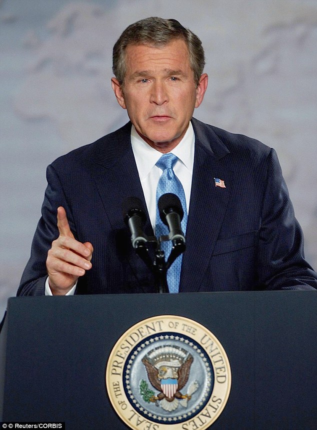 In a study of the 42 American presidents up to and including George W. Bush (pictured), researchers found that boldness - a psychopathic trait linked with charm and manipulation - was positively, although modestly, associated with better overall presidential performance