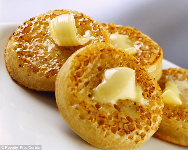 Even looking at everyday objects like crumpets (pictured), which have surfaces pitted in holes, can leave some people reeling. They can induce symptoms such as goose-bumps, itchiness, nausea, and can even leave some people with a racing heartbeat and breathing problems