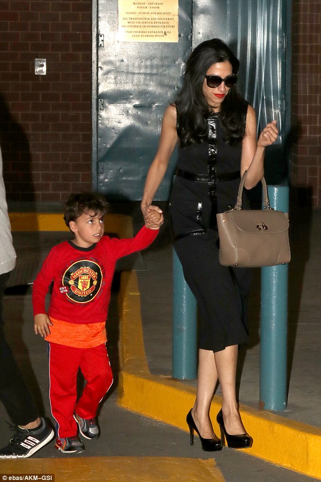 Huma Abedin was seen on Sunday coming home with her four-year-old son Jordan. Their outing came a month after she announced she was ending her marriage to Anthony Weiner