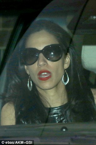 Abedin (pictured on Sunday) has been seen without her wedding ring following the separation announcement