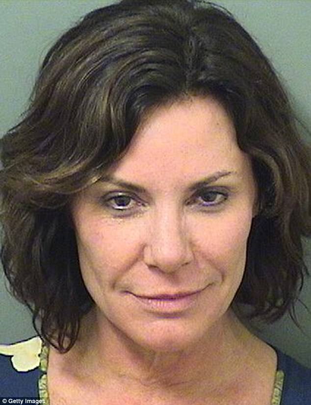 Mug shot: Luann De Lesseps was arrested just days before Christmas in Palm Beach, Florida for allegedly attacking a police officer while under the influence of alcohol