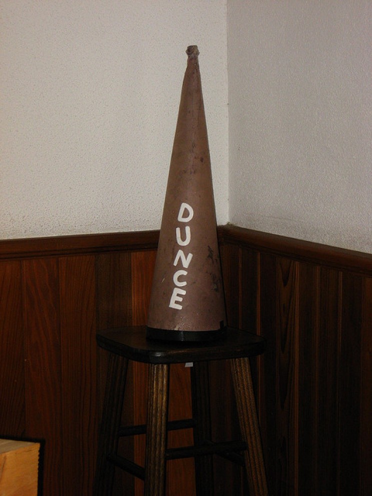 myths about Einstein dunce