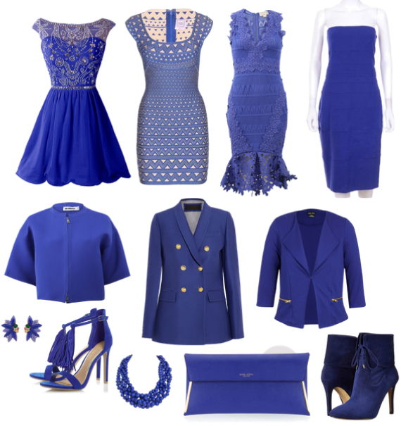 Сине-фиолетовый цвет в одежде фото