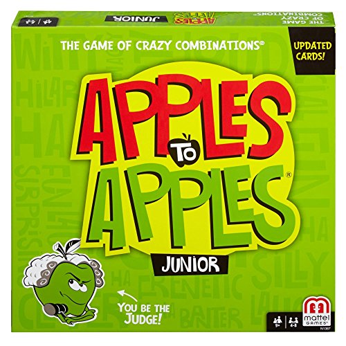 Mattel Games Apples to Apples Junior - The Game of Crazy Comparisons (Packaging May Vary)