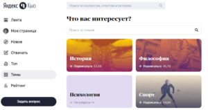 Чем заняться в интернете - отвечать и спрашивать на Яндекс Кью 