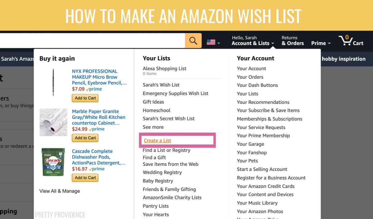 How to use Amazon Wish Lists for family gift exchanges! This makes it SOOO EASY to shop for your loved ones! You