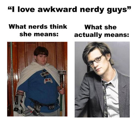 nerdy awkward guys what she really means
