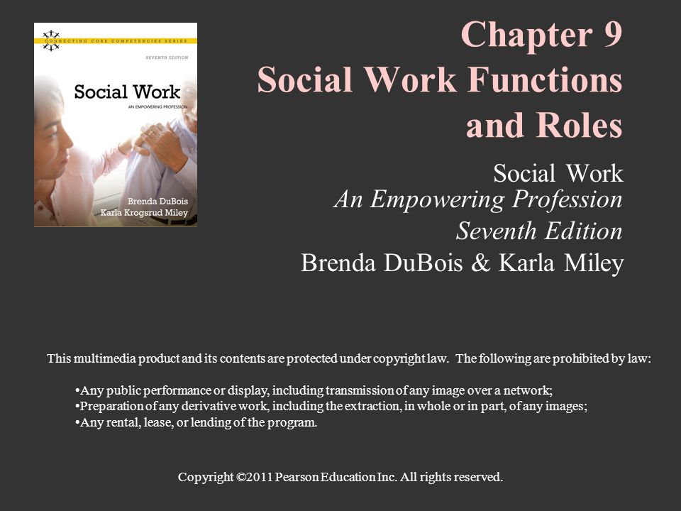Chapter 9 Social Work Functions and Roles