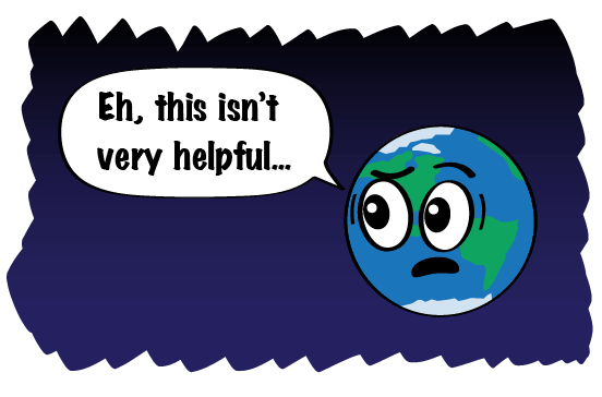 earth says, this isn