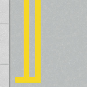 Double yellow lines