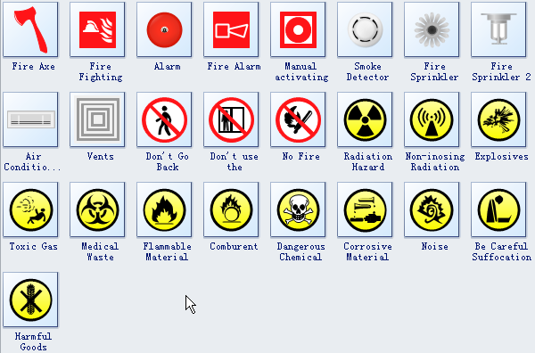 Evacuation Diagram Symbols 2