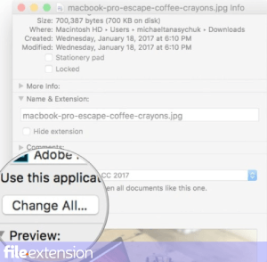 Associate software with SV4 file on Mac