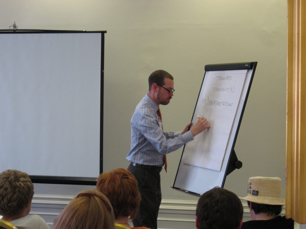 Prof Adam Radomsky at an OCD-UK event