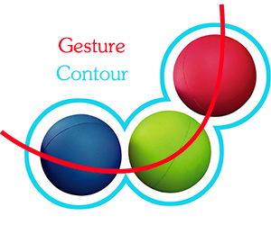 gesture and contour lines of the figure