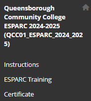 ESPARC 2024-2025 - - blackboard access visual