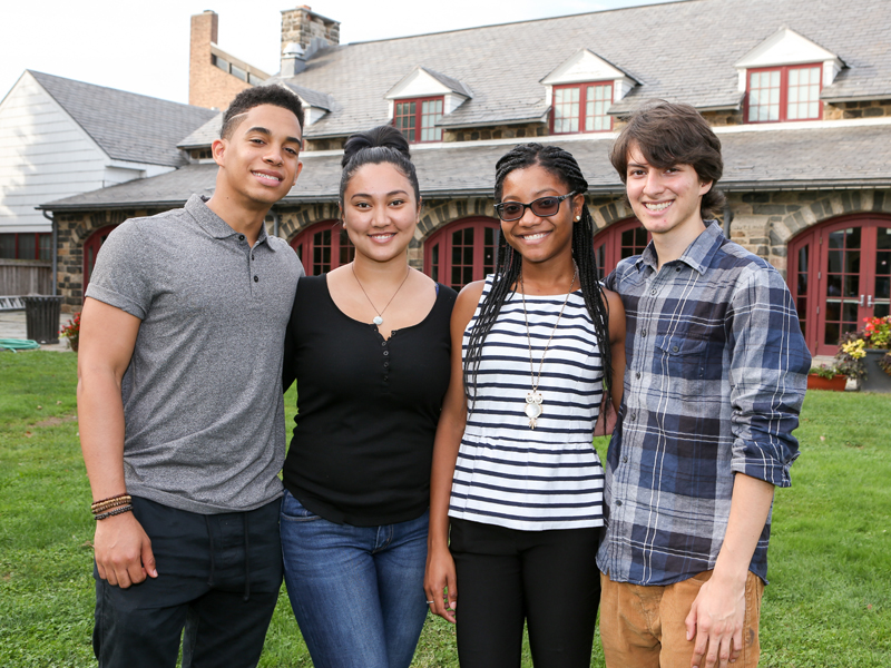 CRSP Mentees Edward Nouel, Lian Nicole Ramos, Shaina Durand & Mateo Saenz