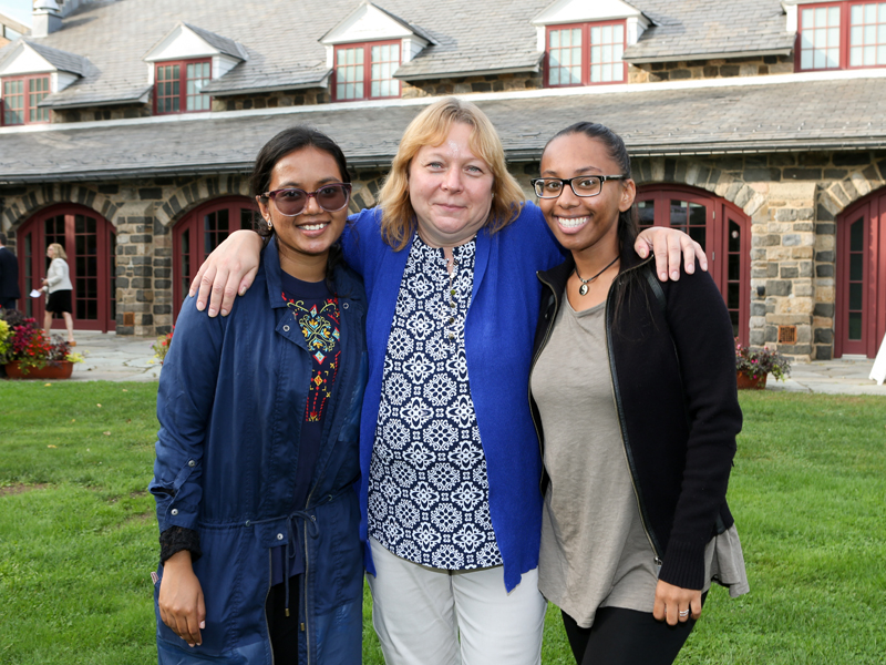 Dr. Joan Petersen with CRSP Mentees Saraf Nabiha & Nikita Alim