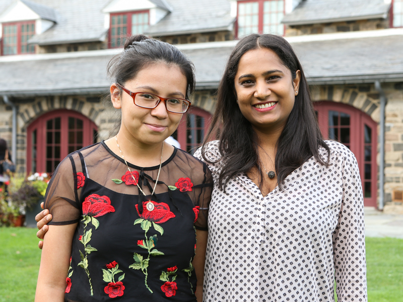 Dr. Sushma Teegala with CRSP Mentee Hilary Menes