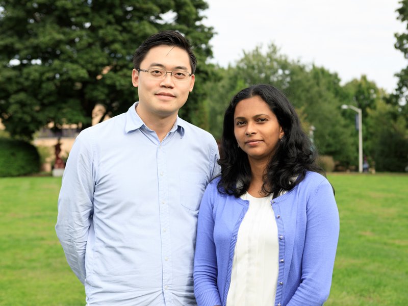 Dr. Tirandai Hemraj-Benny with CRSP Mentee Fei Li