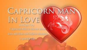 capricorn man in love