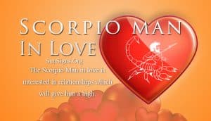 scorpio man in love