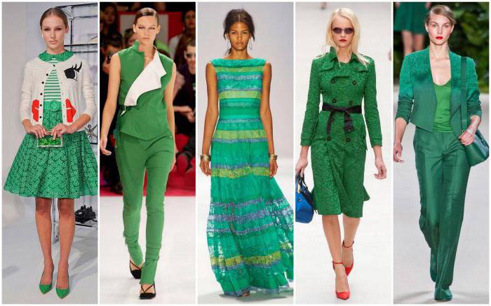 зеленый цвет в одежде психология